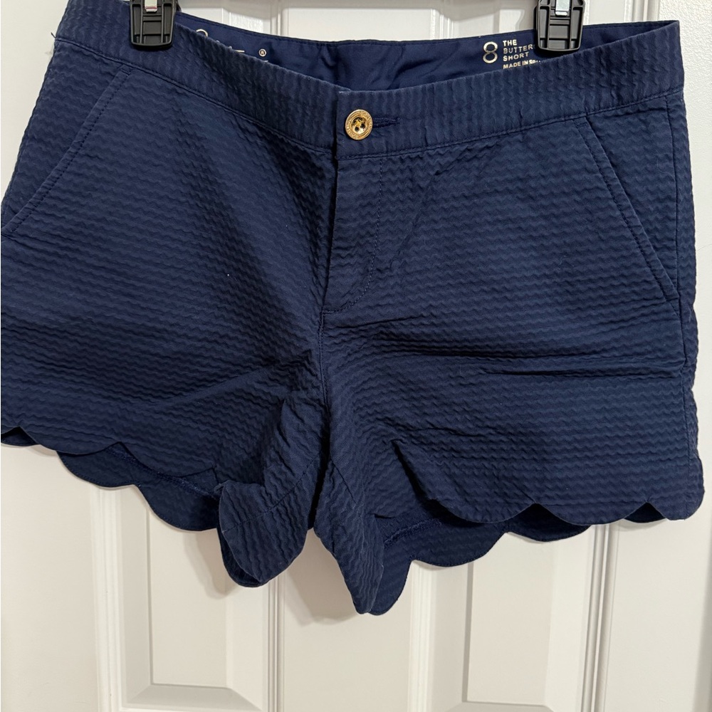 Lilly Pulitzer High Buttercup Scalloped Shorts